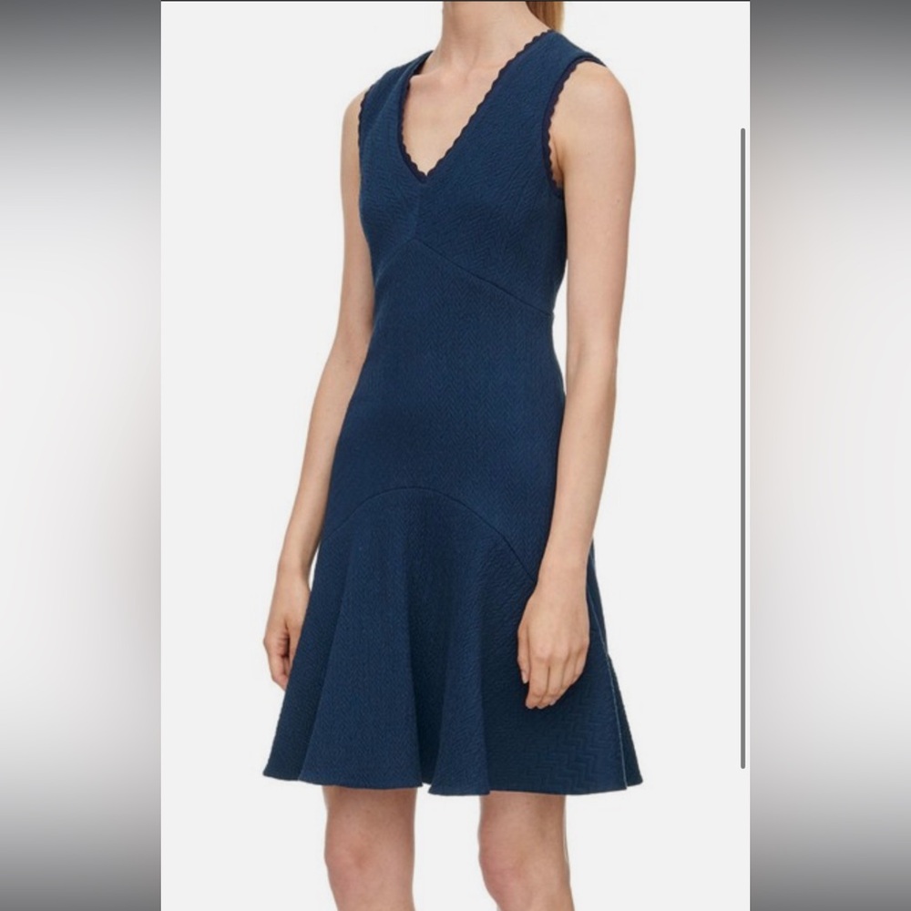 Rebecca Taylor Deep Blue Midi Dress